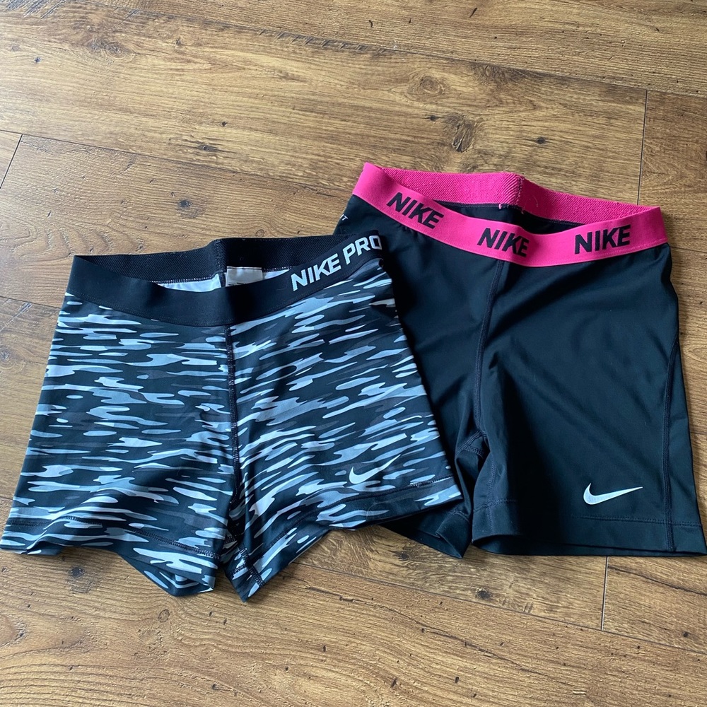 Set of Nike pro Dri-fit shorts